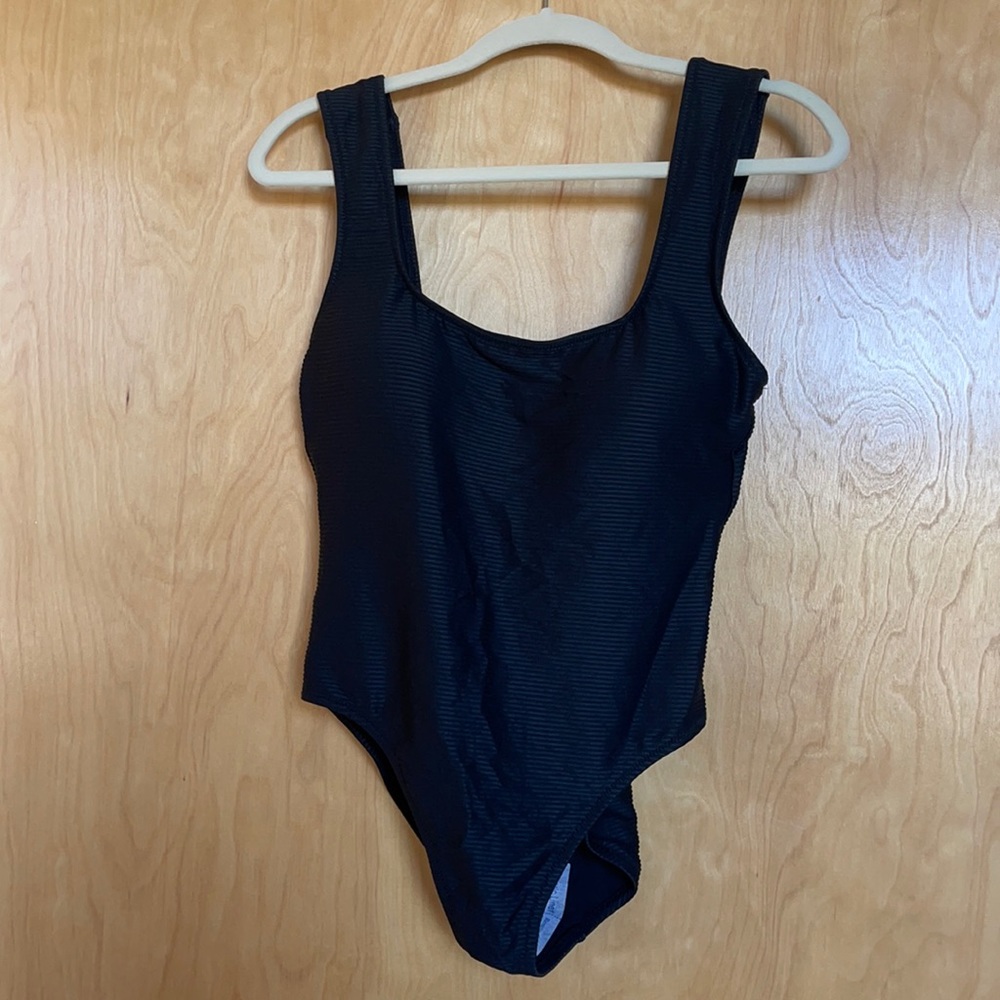 JCrew Women's Ribbed Square neck one piece
